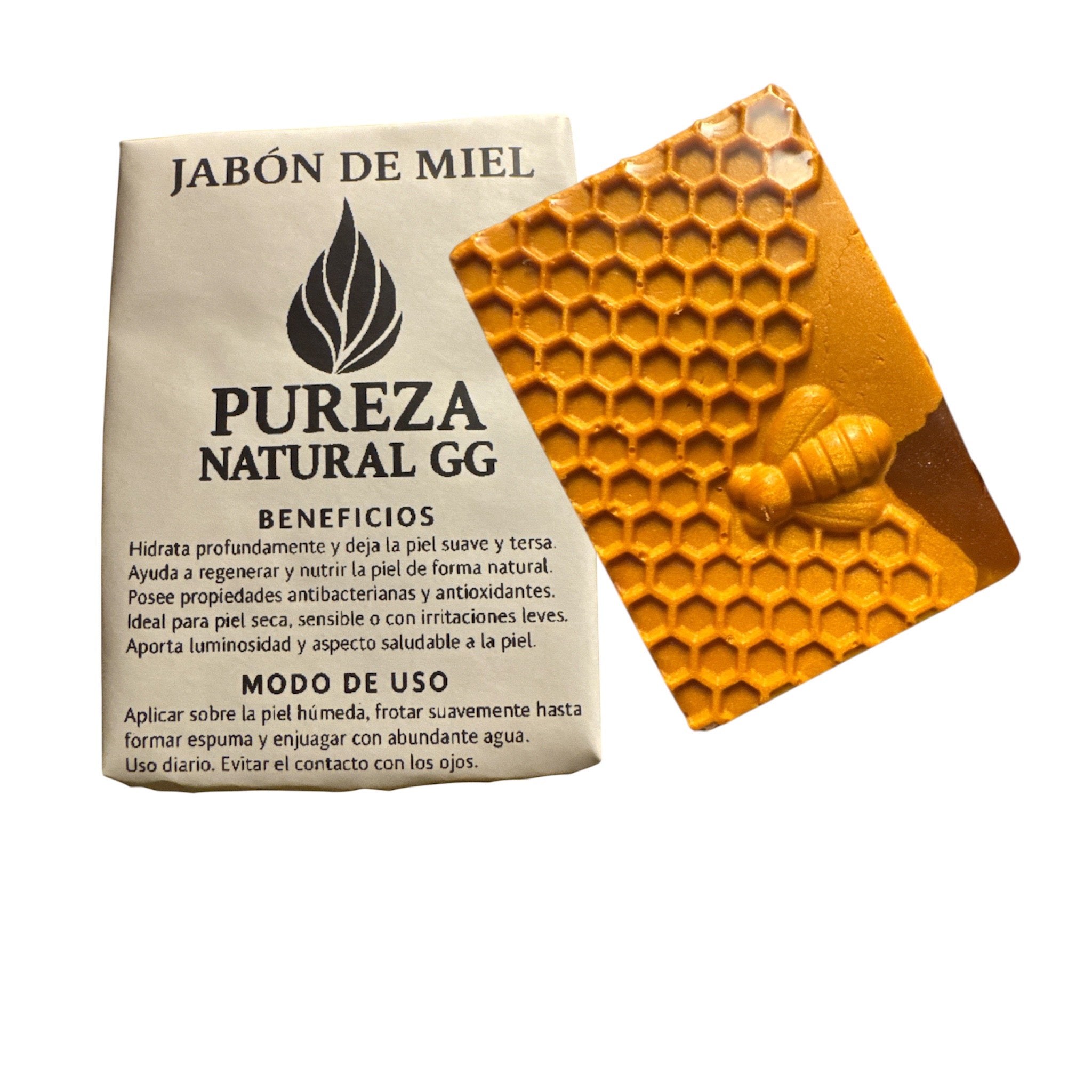 Jabón Artesanal de Miel – Hidratación, Suavidad y Luminosidad Natural | Pureza Natural GG