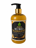 Shampoo Protector de Color 16 oz Pureza Natural GG Rubio Radiante, sin sulfatos y parabenos, para cabello tratado.