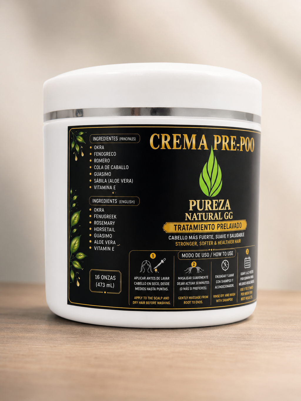 Pree-Poo Nutritivo con Hierbas Naturales | Pureza Natural GG